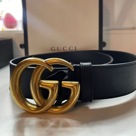 Gucci Orginal Leather GG Belt main image 4